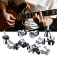 thumbnail image 1 of 10 Pcs Guitar Strap Button, Mushroom Style Guitar Strap Locks Quick Release Button For Electric Guitar Bass Ukulele, 1 of 8