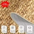 thumbnail image 5 of Hasoo 2' x 6' Runner Rug Washable Rug Modern Solid Print Hallway Rug Non Slip Throw Rug Indoor Floor Cover for Kitchen Bedroom, Brown, 5 of 6
