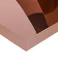 thumbnail image 5 of Sumdeal 63" Glass Dining Table for 4-6 people,Modern Dining Room Table for 4, Kitchen Table for 6, Dinner Table with Rectangle Tempered Glass Top and Chrome Rose Gold Base, 5 of 9