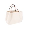 thumbnail image 1 of Simple Fashion Shopping Bag Canvas Large Capacity Beach Bag Stylish Handbag Tote Bag (White), 1 of 9