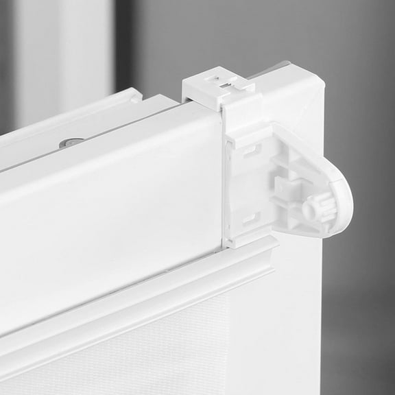 Ikeay Adjustable Roller Blind Bracket No-Drill Fixing Accessories for Window Shade Clamp Replacement Easy Installation Durable Plastic Design