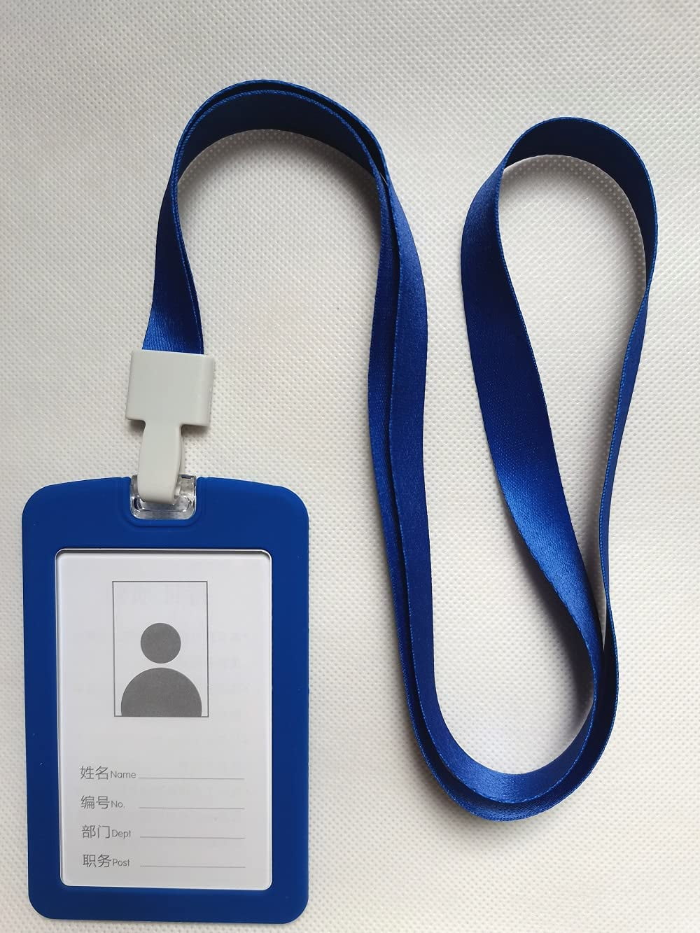 Sourcing Map Badge Holder 9.5x5.8cm Vertical Aluminum ID - View #10