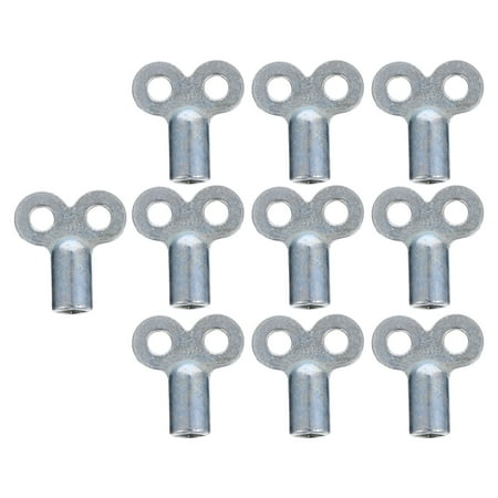 

10 Pcs Square Socket Radiator Keys Plumbing Bleeding Key Air Plumbing Tool