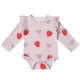 thumbnail image 2 of Peleles para niña, mono de manga larga con estampado de fresas para bebé, ropa para gatear, mono para niños, 2 of 7