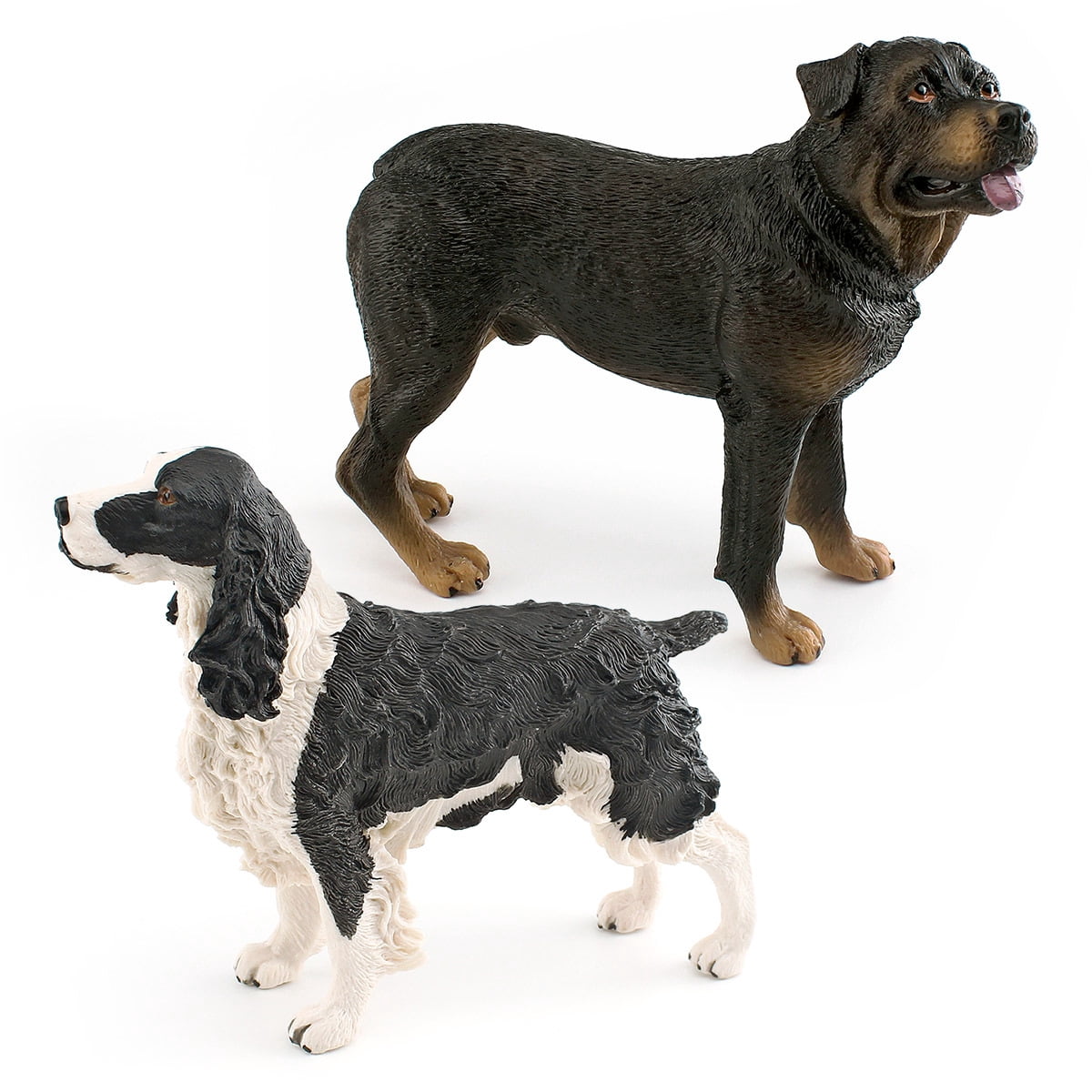 Set de figuras realistas para perros, Springer Spaniel y Rottweiler de ...