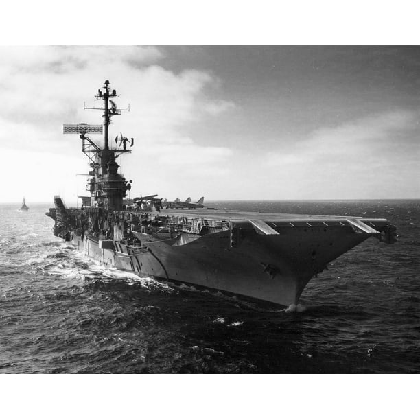 LAMINATED POSTER The U.S. Navy aircraft carrier USS Bon Homme Richard ...