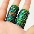 thumbnail image 3 of K-KED Wholesale 20pcs 50pcs Women's Cute Mood Ring Heart Mood Star Animal Mix-20pcs, 3 of 8