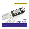 thumbnail image 3 of Protractor Digital Goniometer Electronic Digital Angle Gauge Angle Finder Metal Angle Ruler ,Accurate Measurement, 3 of 8