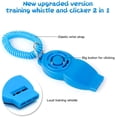 thumbnail image 3 of Silbato/clicker 2 en 1 para perros, clicker de entrenamiento con correa para la muñeca y botón grande para entrenar y educar perros, gatos o caballos, 3 colores., 3 of 5