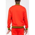 thumbnail image 3 of Mens Designer Lion Head Embroidered Full Suit Track Jacket Active Wear, 3 of 5