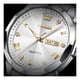 thumbnail image 2 of Reloj pulsera Olevs 9931 con correa de acero inoxidable color plateado/dorado - fondo blanco - bisel plateado, 2 of 4