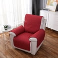 thumbnail image 4 of With Elastic Straps Recliner chair covers Recliner cover Waterproof Washable Slipcover 23in Chair protectors covers Large recliner covers for wide recliner, 4 of 9