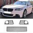 thumbnail image 2 of 51117903894 Car Front Middle Bumper Lower Center Mesh Bezel Grille For 5 Series F10 F11 M Style 201, 2 of 5
