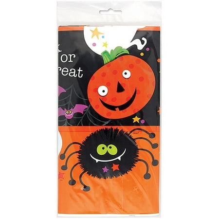 Halloween 'Spooky Smiles' Plastic Table Cover (1ct)