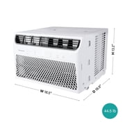 Hisense 8000 BTU 115V 350 Sq. Ft. Window Inverter Air Conditioner, White, AAW08TW26