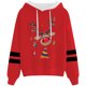 thumbnail image 1 of WILLBEST Sudadera con Capucha y Cordón Ajustable con Estampado Navideño Informal para Mujer X-Grande, 1 of 3