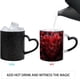 thumbnail image 4 of Taza con Forma de Corazón de Rosa Roja Que Cambia de Color y Cambia de Temperatura. Divertida Taza de Café Sensible Al Calor., 4 of 7