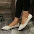 thumbnail image 3 of Vedolay Casual Shoes Ladies Loafers for Women Platform Slip-ons Ladies Shoes Lightweight,White 8, 3 of 5