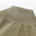 thumbnail image 6 of Mens Jackets Casual Stylish Solid Color Stand Up Collar Zip Outerwear Jacket with Pockets Outdoor Loose Long Sleeve Business Commute Jackets, 6 of 9