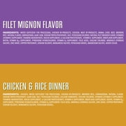 Ol' Roy Filet Mignon Flavor and Chicken and Rice Flavor Wet Dog Food Variety Pack, 13.2 oz Cans, 24 Pack