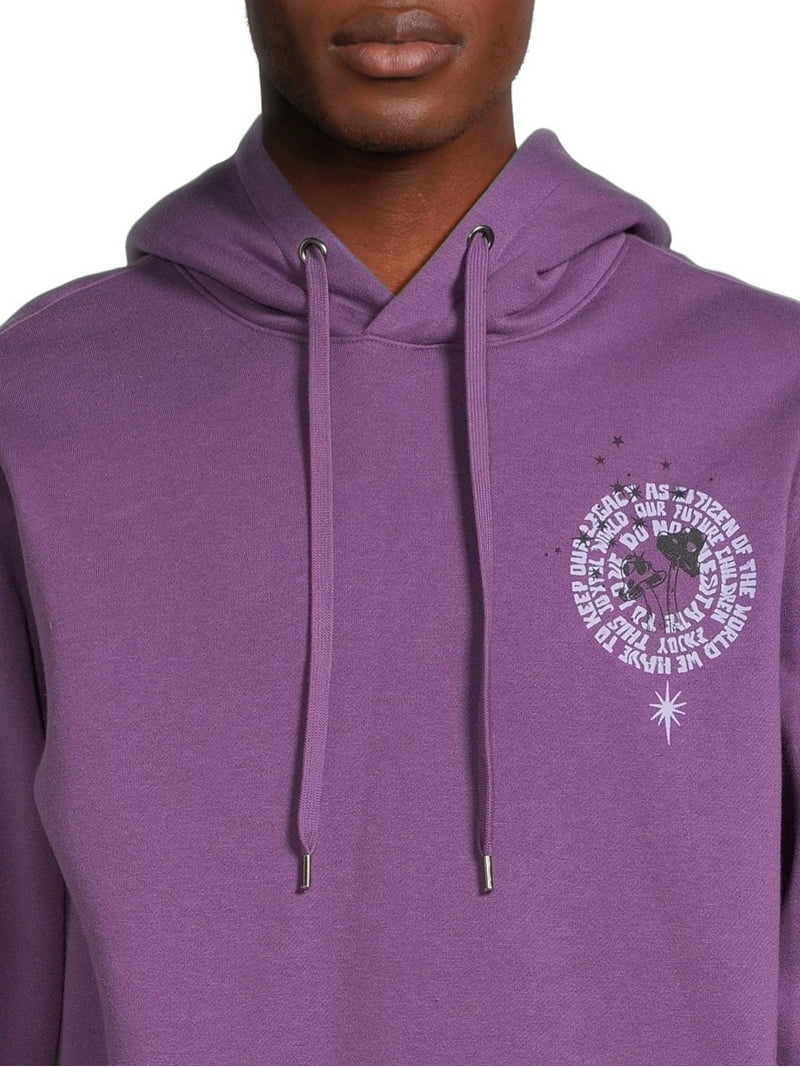 No Boundaries Men's and Big Men's Graphic Hoodie Sweatshirt, Sizes