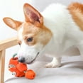 thumbnail image 4 of BESTSKY Indestructible Dog Toys Super Chewer Dog Toys Chew Dog Toys for Medium and Large Interactive Dog Toys Gift for Medium Dog Large Dogs Breed Heavy Duty Dog Teeth Grinding Interactive (Orange), 4 of 6