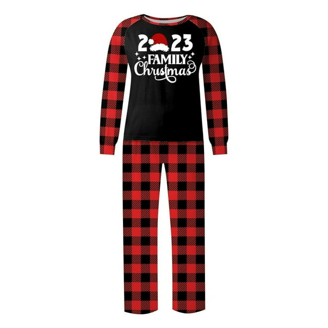 Pyjamas de Noël Assortis pour Hommes Ensembles de Pyjamas de Vacances pour la Famille