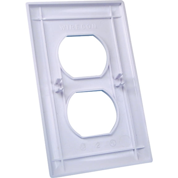 US Hardware RV One Gang Duplex Plate 1 pk