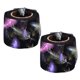 thumbnail image 1 of 2 rollos de tul de 25 yardas con patrón de plumas de colores degradados, malla bronceadora, manualidades decorativas, color negro, 1 of 12