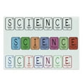 thumbnail image 1 of Periodic Table Cutting Board, Science Letterings with Capital Elements Students Chemistry Lovers, Decorative Tempered Glass Cutting and Serving Board, Large Size, Multicolor, by Ambesonne, 1 of 1