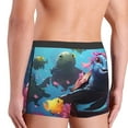 thumbnail image 4 of Bingfone Lively Cute Turtle Men's Underwear - Casual Stretch Boxer Briefs-Medium, 4 of 7