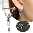 Hot Nipple Ring Stainless Body Piercing Earrings Nipple Ring Skeleton