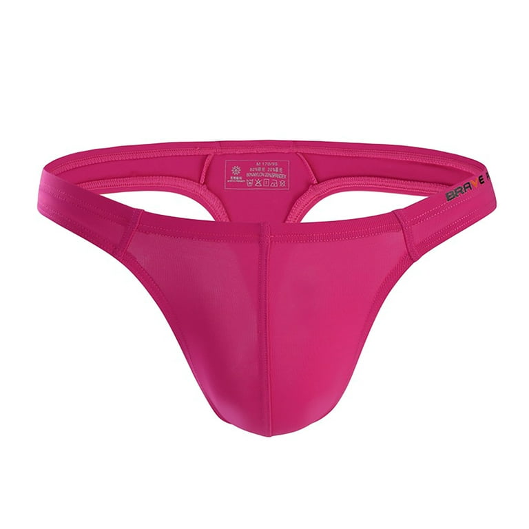 OVTICZA Mens Briefs Underwear Pack Low Rise Stretch Soft Underwear for Men  Packs Large Pink L 