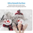 thumbnail image 5 of Balery Christmas Snowman With Hat Mouse Pad ,15.8x29.5 In Large Gaming Mouse Pad Desk Mat Long Non-Slip Rubber Stitched Edges,Waterproof Mousepad Desk Mat For Gamer Office Home, 5 of 9