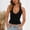 *Black, variant on Women Low Plunge Lace Halter Top ,Sleeveless Backless Sheer Lace Vest Tops Streetwear Pink,Womens Plus M