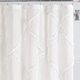 thumbnail image 2 of Home - Shower Curtain, Stylish Cotton Bathroom Decor, Elegant Floral Home Decor (Adelina White, 72" x 72"), 2 of 3