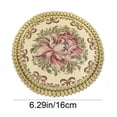 thumbnail image 3 of Fesfesfes European Style Vase Pad Cup Mat Heat Proof Insulation Pad Cup Coaster Table Mat Ashtray Pad Desk Lamp Mat Vase Pad Cloth Home Table Decor, 3 of 6