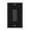 Black, variant on Brush Wall Plate - Single Gang Cable Entry Access Brush Bristles Style Strap Opening Port Insert Socket Wiring Plug Jack Decorative Face Cover Outlet Mount Panel (White)