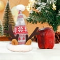 thumbnail image 5 of Uxgjfwu Knitted Fabric Christmas Apples Bag, Zipper Type Candy Bag for Christmas Eve Gift Giving, Reusable Pouch for Holiday Treats and Decor, 5 of 7