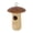 B, variant on A Hanging Wooden Birdhouse For Backyard A Natural Nesting Box For Small Birds For Garden Decor