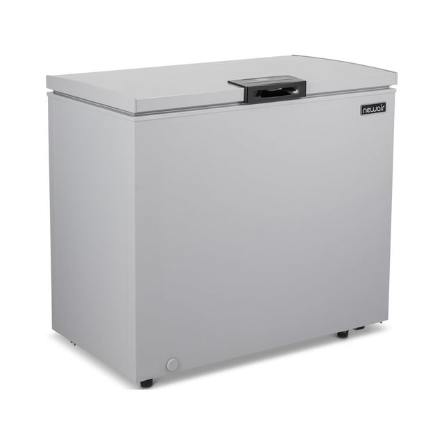 Newair 7 Cu. Ft. Compact Chest Freezer in Cool Gray, Digital Temperature Control, Fast Freeze Mode, Door Alarm, Wire Basket