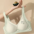thumbnail image 4 of Ayfxijin Bras for Women,Women's Print Blocking Lifting Gathering Folding Sagging Bra Lingerie For Women Daily Bra, 4 of 5