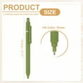 thumbnail image 2 of Uxcell 6 Pack Retractable Pens 0.5mm, Green Gel Ink Pens Retractable Ballpoint Pen Fine Point Smooth Writing Cute for Office Home Supplies Journaling, 2 of 6