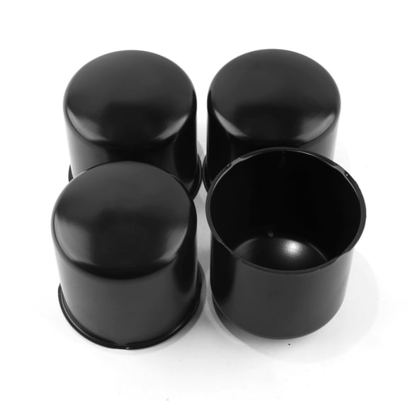 RhinoTuning 4.25" Hub 4.33" H Stainless Push Through Center Caps For Travel Trailer Camper RV 4PCS