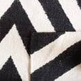 thumbnail image 5 of Safavieh Dhurries Deborah Geometric Area Rug, Black/Ivory, 4' x 6', 5 of 9