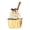 Rose Gold/Small/200 Count, variant on Panificio 5.5 oz Round Metallic Silver Paper Large Baking Cup - Pleated - 3" x 3" x 1 1/2" - 200 count box