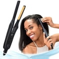 thumbnail image 5 of 2 In 1 Hair Straightener Hair Curler Professional Ceramic Flat Iron for Short Hair Women And Men Beard Straightener (black,AU), 5 of 7