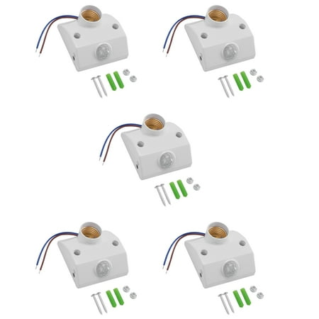 

5X Base Socket IR Lamp Bulb Movement Detector