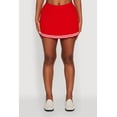 thumbnail image 3 of Womens Varsity Stripe Pull On Pleated Skort, 3 of 5
