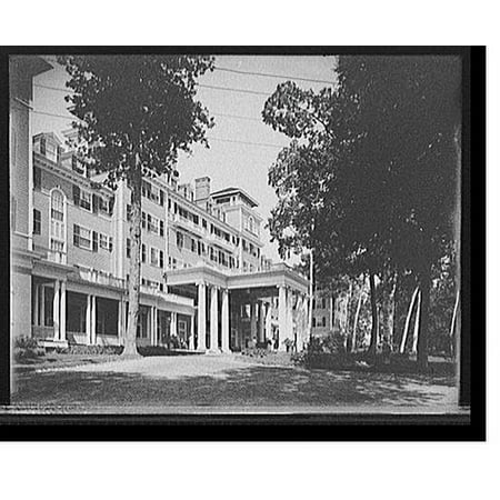 Historic Print, [Hotel Aspinwall, east front, Lenox, Mass.], 16" x 20"